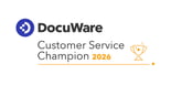 DocuWare Customer Service Champion 2026 Auszeichnung